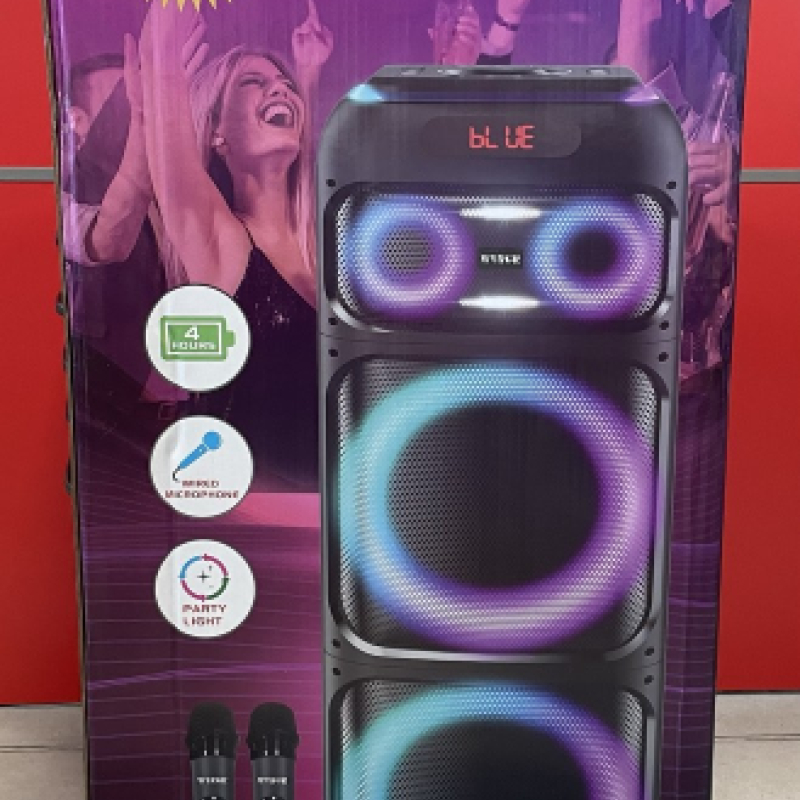 Професионалнa светеща караоке тонколонa 2x12 инча WGY-1222