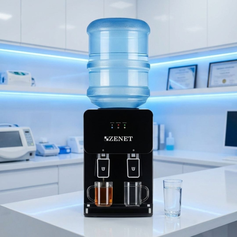 Електрически диспенсър за топла и студена вода ZENET ZET-312- ЧЕРЕН