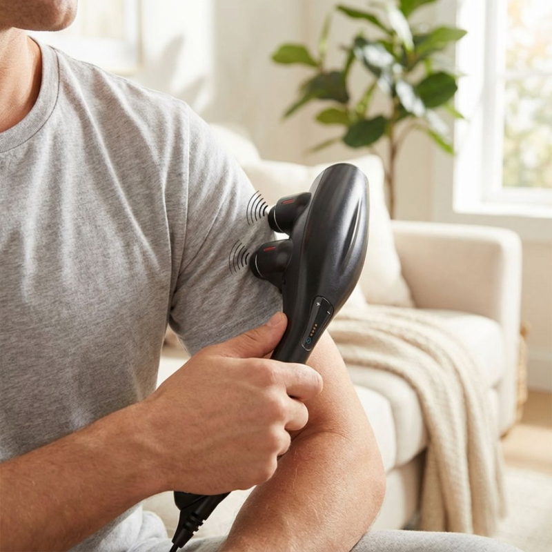 ​Електрически ръчен масажор с 4 глави ZENET ZET 715