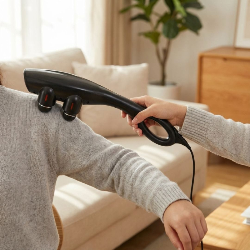 ​Електрически ръчен масажор с 4 глави ZENET ZET 715