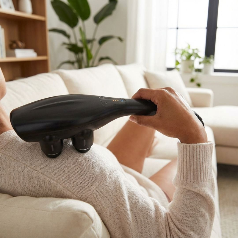 ​Електрически ръчен масажор с 4 глави ZENET ZET 715