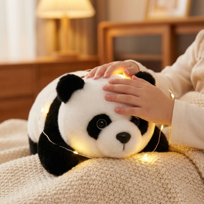 Интерактивна говореща плюшена панда AI PANDA – умна образователна играчка с изкуствен интелект, звук и движение, подходяща за деца над 3 години