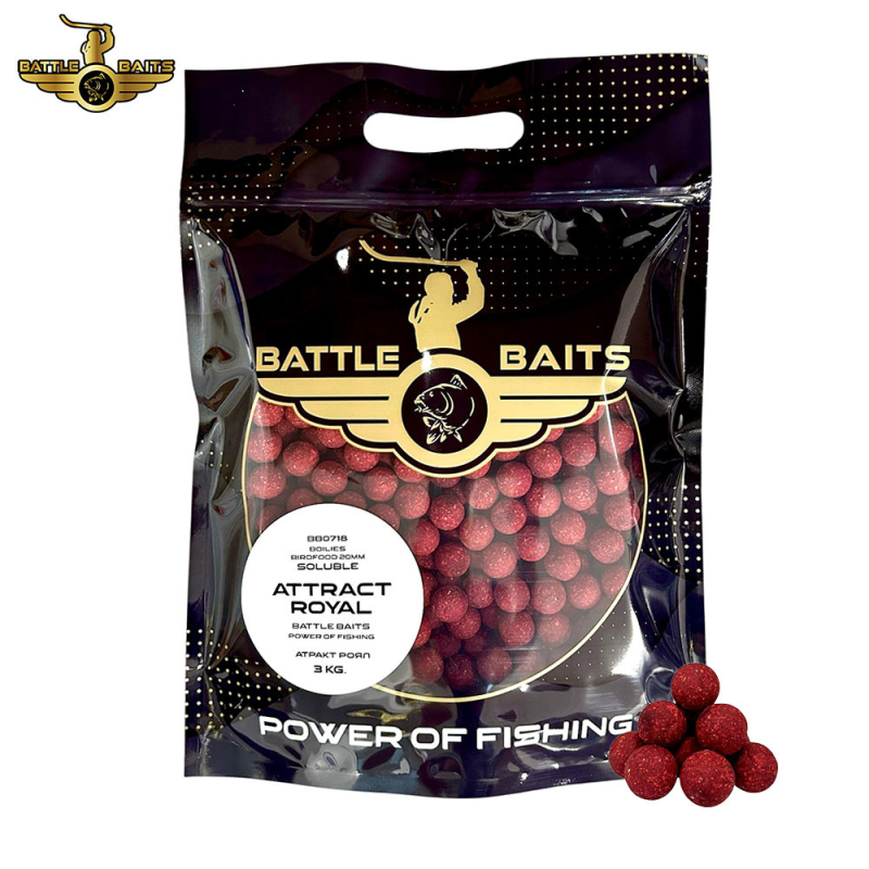 Протеинови топчета BATTLE BAITS Birdfood Attract Royal 3kg