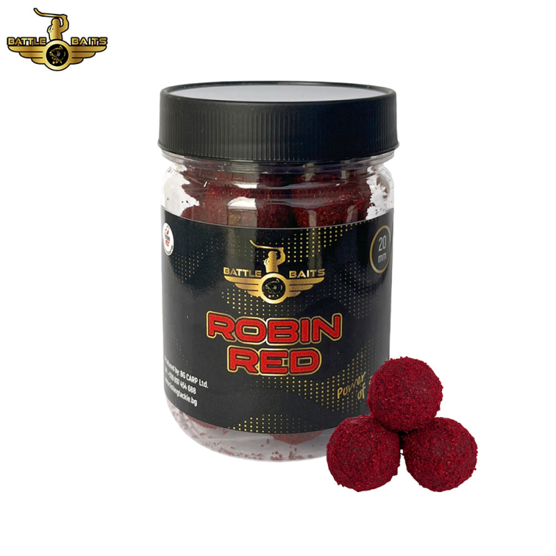 Протеинови топчета BATTLE BAITS Robin Red (Бавно разтворими)
