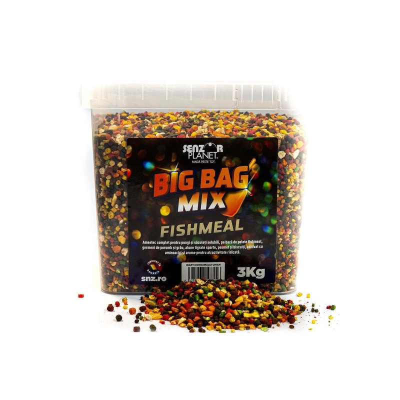 Баг микс Senzor Planet Big Bag Mix Fishmeal (Рибно брашно) - 3кг
