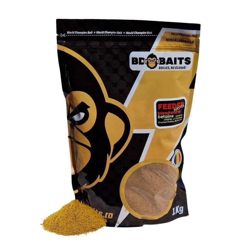 Фидер захранка(Червей и бетаин) BD Baits Feeder Master Groundbait Bloodworm & Betaine - 1кг